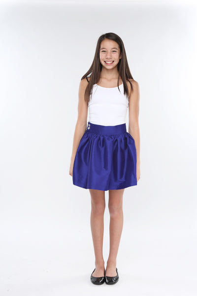 Royal Blue KamrynJean Mini Skirt